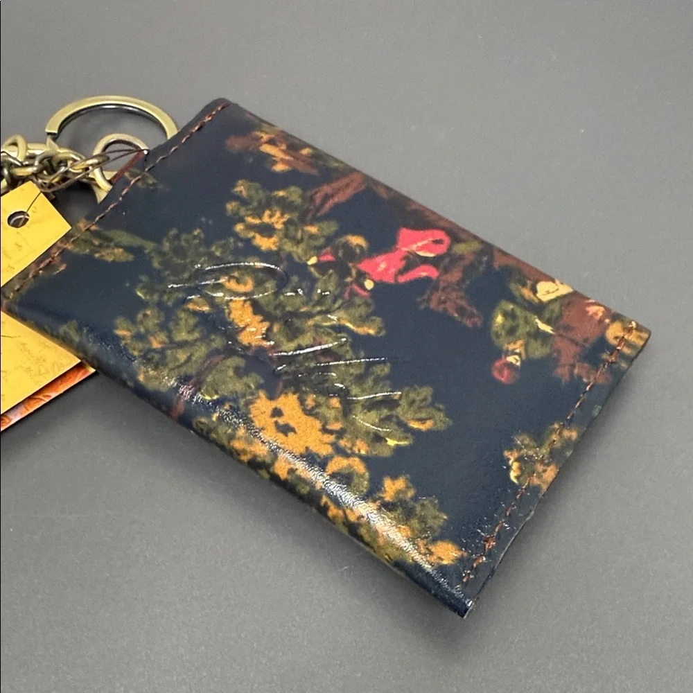Patricia Nash Kent Countryside Multicolor Keychain Card Holder